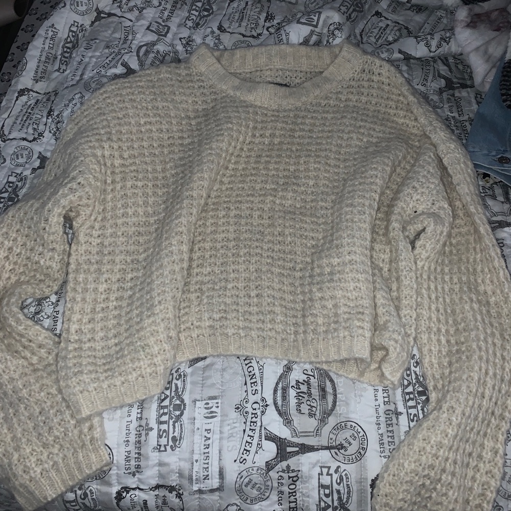 Cropped warm sweater 🍂🤩